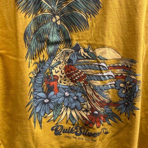 Men's Quicksilver long sleeve t-shirt XL - Picture 3 of 7